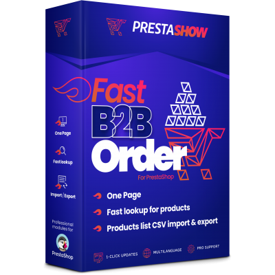 Wholesale shopping - quick B2B order on one page