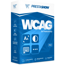 PrestaShow Accessibility PRO - WCAG 2.1 AA per PrestaShop