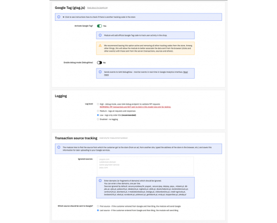 Google Analytics & Conversion Pro for PrestaShop