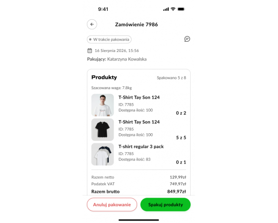 Mobilny magazynier