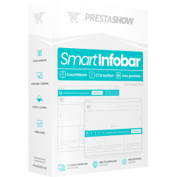 PrestaShop Infobar - countdown, cta, shedule