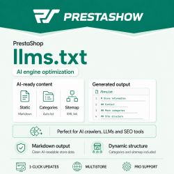 llms.txt - Optimización del motor AI para PrestaShop