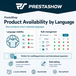 Disponibilità dei prodotti in base alla lingua di PrestaShop