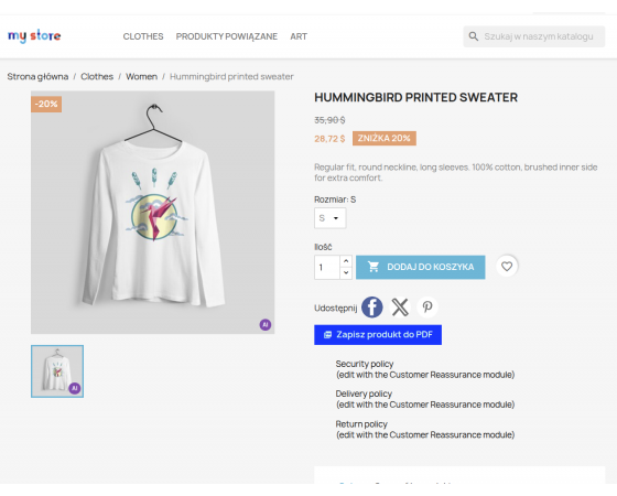 PrestaShop AI Act: indicazione chiara dei contenuti generati dall'IA nel negozio