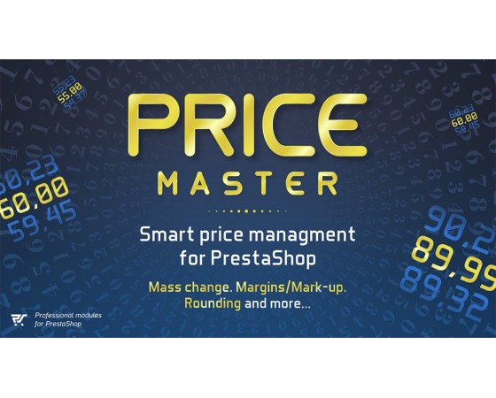 PrestaShop Price Master - mass prices edit, margins and roudoings