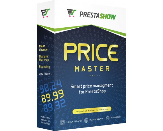 PrestaShop Price Master - marża, narzut, zaokrąglanie