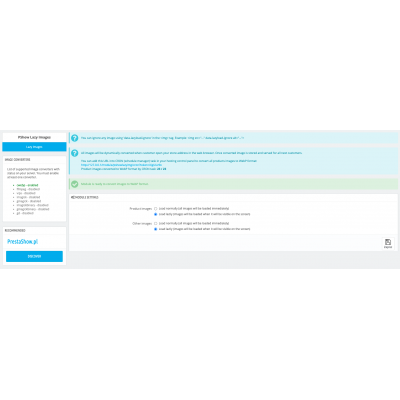PrestaShop WebP & Lazy Load - optymalizacja obrazków i zdjęć PrestaShop WebP & Lazy Load - optymalizacja obrazków i zdjęć