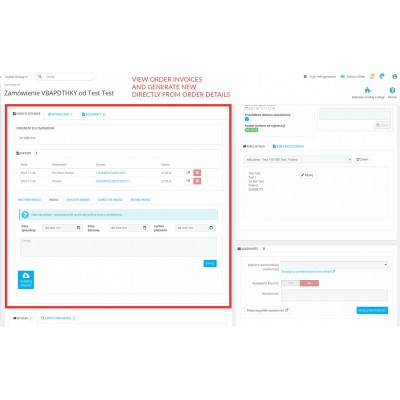 Faktury PrestaShop - Invoices Extender Faktury PrestaShop - Invoices Extender