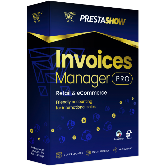 PrestaShop Invoices Extender Manager