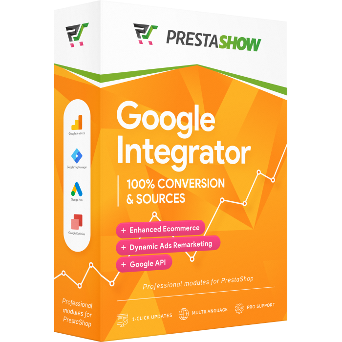 PrestaShop Google Analytics + conversion + Ads + Google Optimize + Google Tag Manager