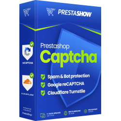 PrestaShop Captcha - reCAPTCHA und Turnstile