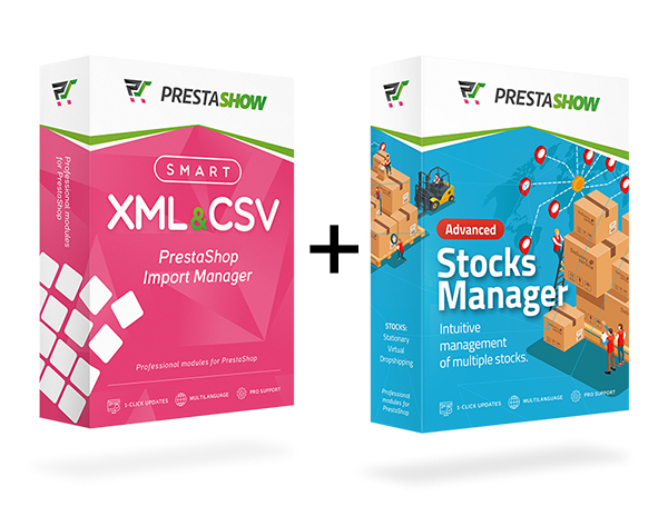 import stanow magazyny prestashop