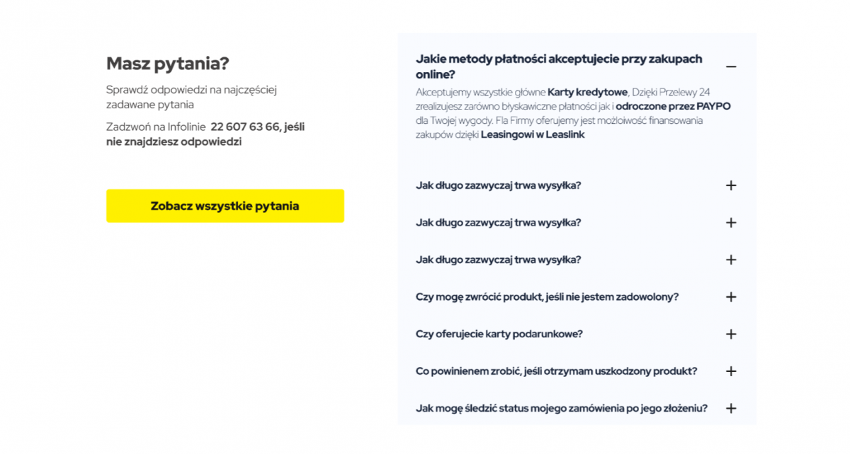 PrestaShop FAQ section module
