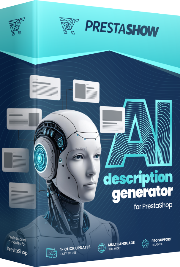 PrestaShop AI description generator BOX